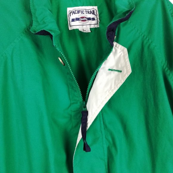 Pacific Trail Mens Jacket Green Full Zip Pockets Lightweight‎ Collared Large - Picture 9 of 13